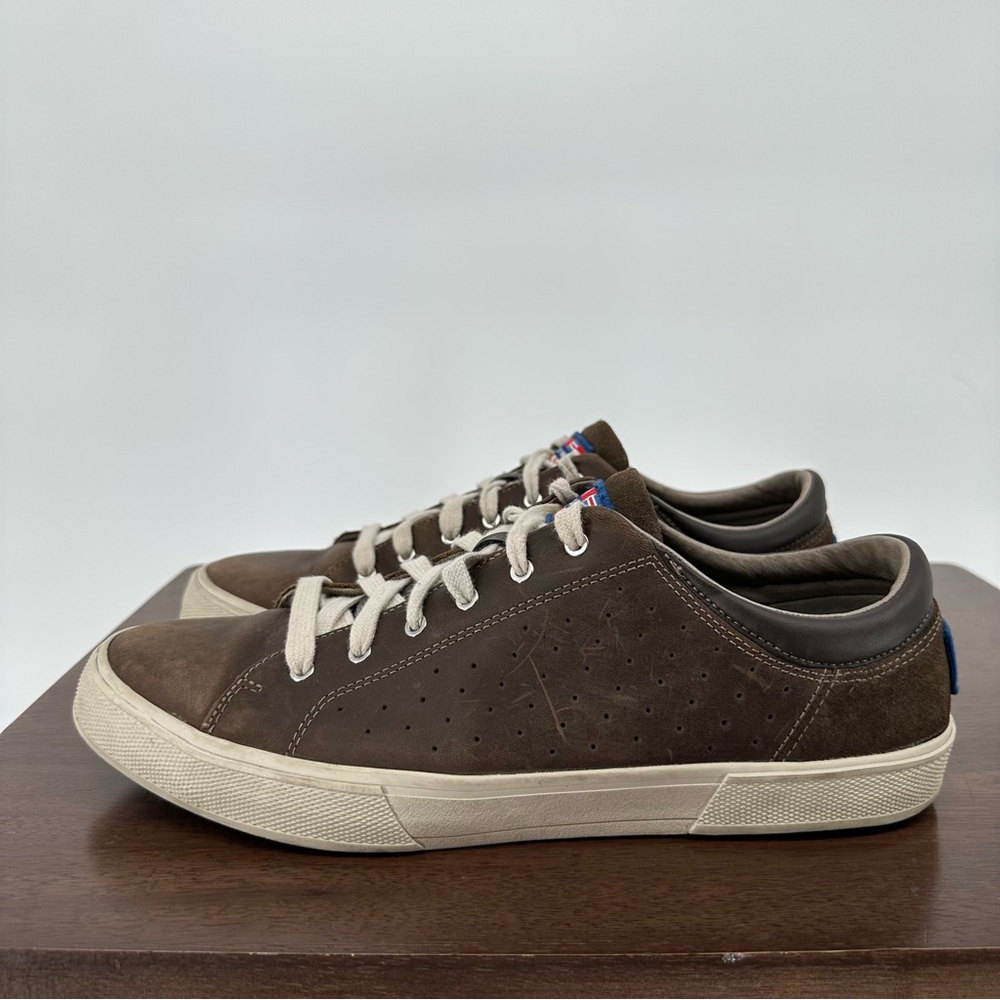 Helly Hansen Copenhagen Brown Leather Shoes Sz 10.5 Mens